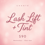 Brows, Lashes & Threading - Lash Lift + Tint  $90